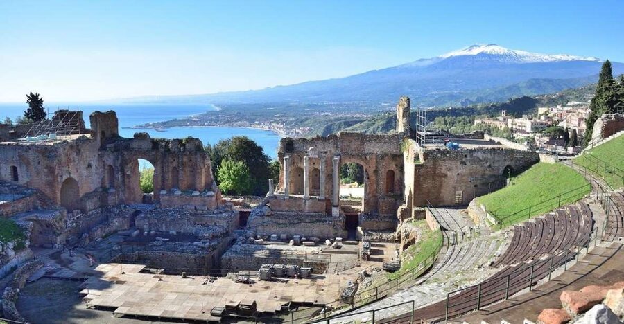 Shore tour from Messina cruise port: Taormina and Castelmola - Taormina at Your Pace: Theatre Views, Gardens, Cathedral, and Corso Umberto