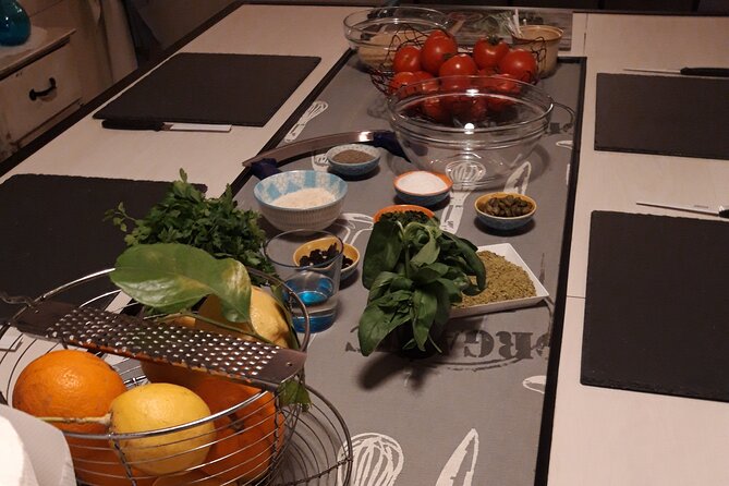 Sicilian Cuisine Cooking Class in Palermo - What you cook: Sicilian starters, pistachio pasta, and a pistachio semifreddo finale