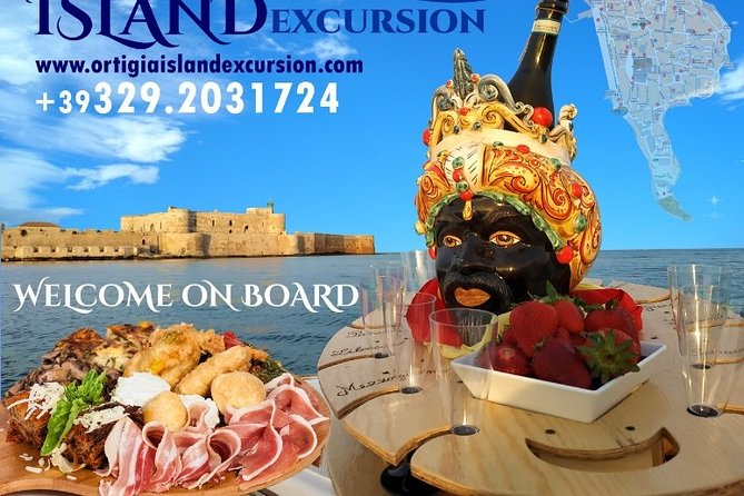 Siracusa Boat excursion island of ortigia and sea caves - Snorkeling stop: built in, but plan for simple water time