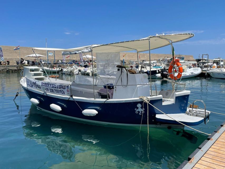 Sunset excursion by boat along the coast of Cefalù - Historic-center beach stop: a second swim plus the pre-sunset aperitif