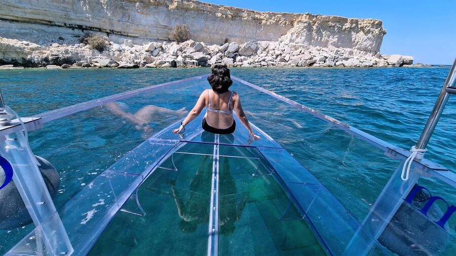 Syracuse: Coast and Sea Caves Full Transparent Boat Tour - Crystal Boat in Siracusa: why a transparent boat feels different