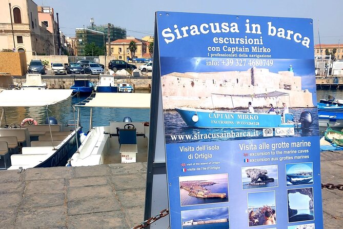 Syracuse Ortigia and Sea Caves Boat Tour with Captain Mirko - Meeting at Riva della Posta and What to Bring