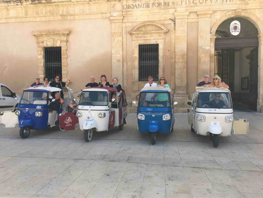 Syracuse: Private Tour of Ortygia on a Tuk Tuk - Key things to know before you ride