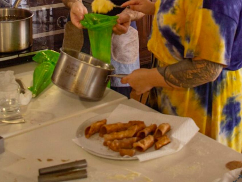 Syracuse: Sicilian Street Food Hands-On Cooking Class - Cannoli dessert: the sweet finish to a Sicilian street-food lunch