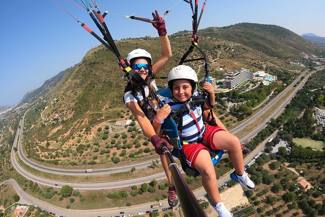Tandem Paragliding Flight in Cefalù - The GoPro and your take-home photos: instant memories, not a mystery download