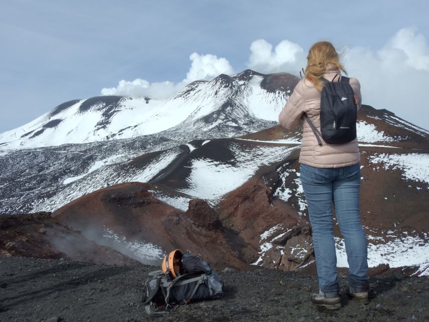 Taormina and Catania: Private guided Etna hike by cable car - Reaching the crater zone at 2,600 m