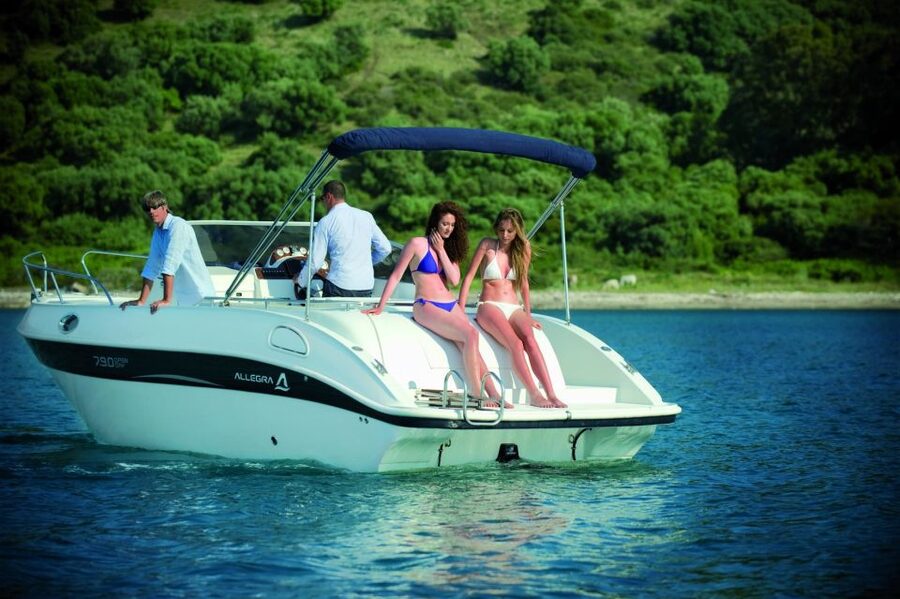Taormina and Giardini Naxos - 3 Hour Boat Excursion - The ALL 790 motor boat: comfort, crew, and the feel of a small trip