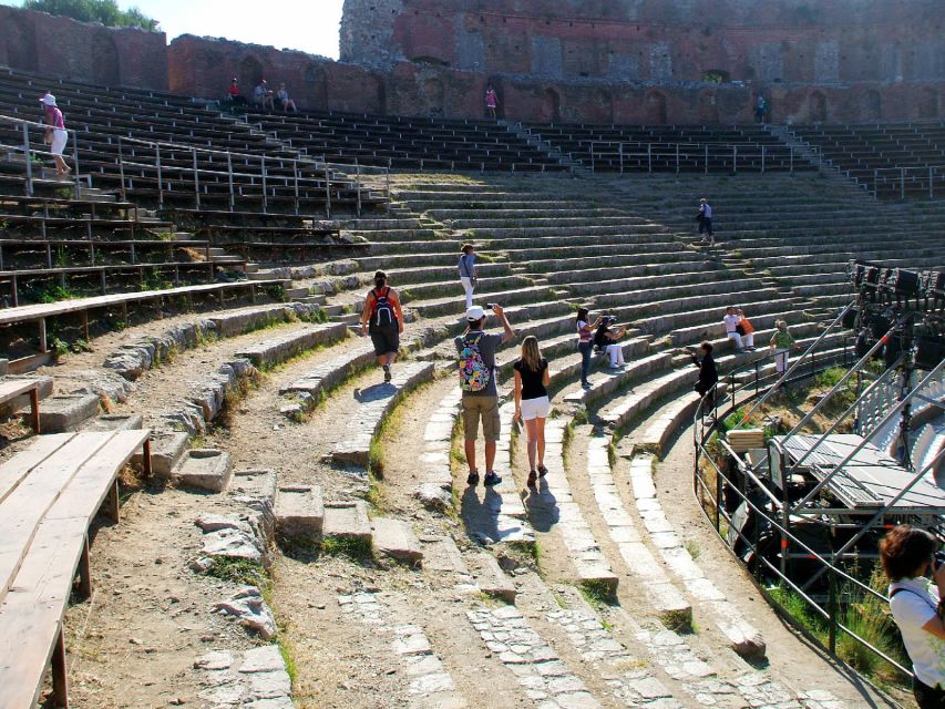 Taormina: Guided Historic City Tour - Naumachia and the red-brick naval-battle centerpiece