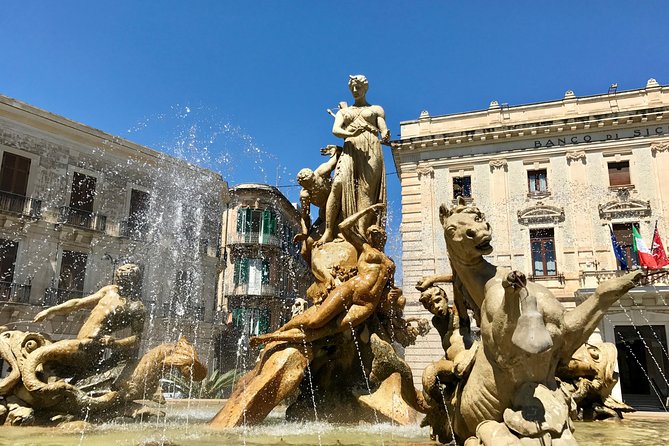 Taormina PRIVATE EAST COAST EXCURSIONS 2 Exclusive Days with Guide Driver - Ortigia after lunch: Cathedral Square and medieval streets