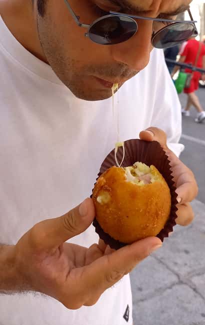 Taormina: Sicilian Full Meal & Drinks Walking Food Tour - Cold Cuts and Cheese: Pecorino Siciliano and Caciocavallo