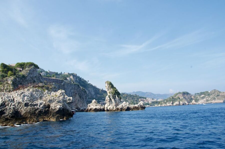 Taormina: White Lotus Tour - Blue Grotto and the party-boat tone: drinks, music, and timing