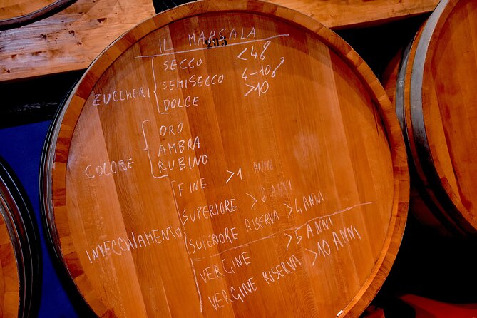 Tasting in the historic cellar of Marsala - 14 Wines at Your Own Pace: How the Tasting Works