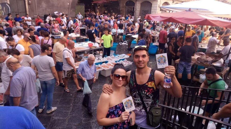 The Original Fish Market and Street Food Tour of Catania - History on the route: Castello Ursino and Via dei Crociferi