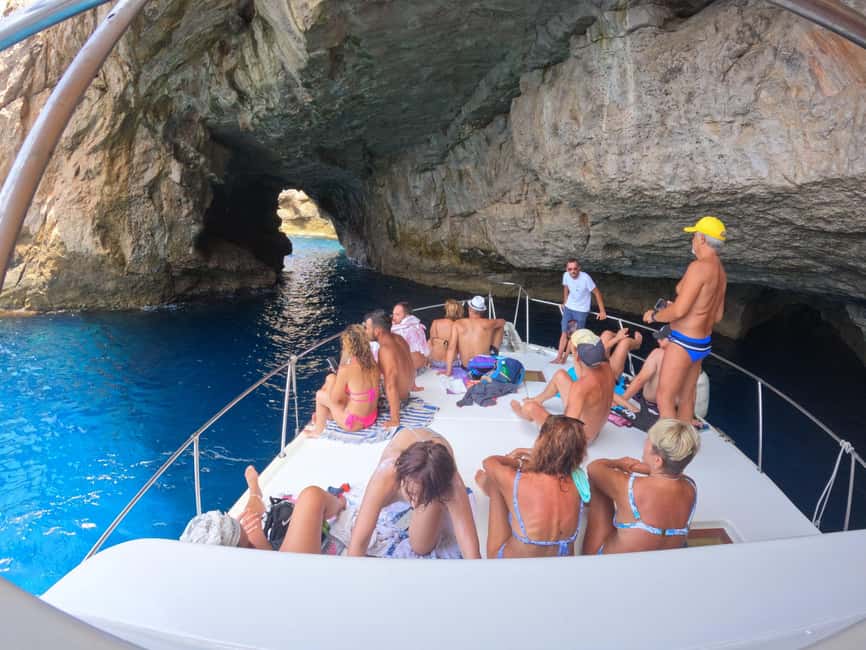 Trapani: Marettimo Island and Sea Caves Boat Tour with Lunch - Marettimo time on land: lunch tasting and a short walk
