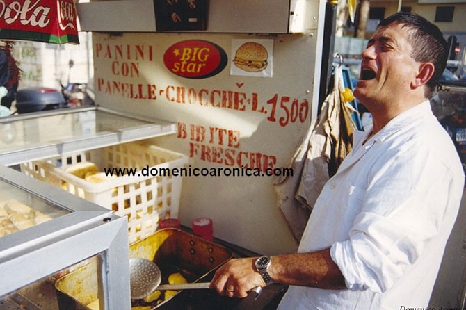 Walking Tour and street food Tour Palermo / History and Food - Ballarò Market: arancini and Sicilian street-food choices